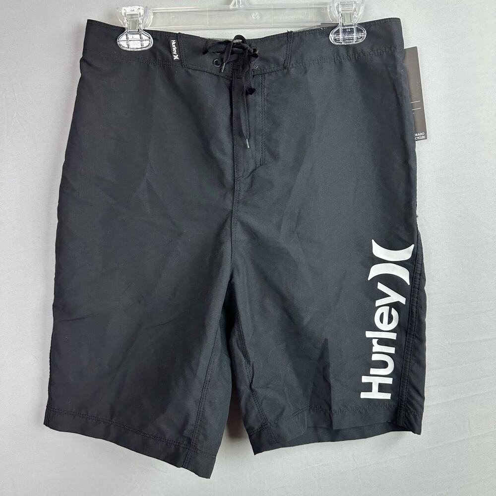 Hurley One & Only Men’s Board Shorts Size 29 Black 21” Length